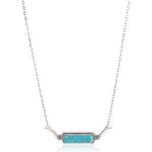 Rustic Couture's Western Turquoise Necklace Jewelry for Women Cowgirl Vintage Ne